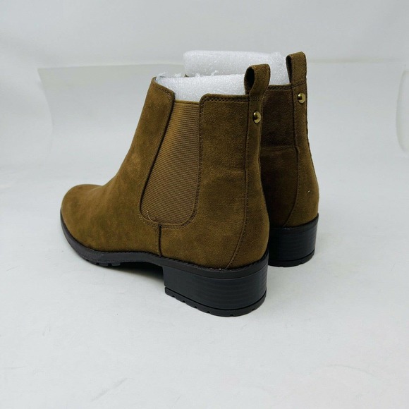 New Style & Co Womans Gladyyf Ankle Booties Size 7M Brown Vegan NIB - Picture 6 of 8